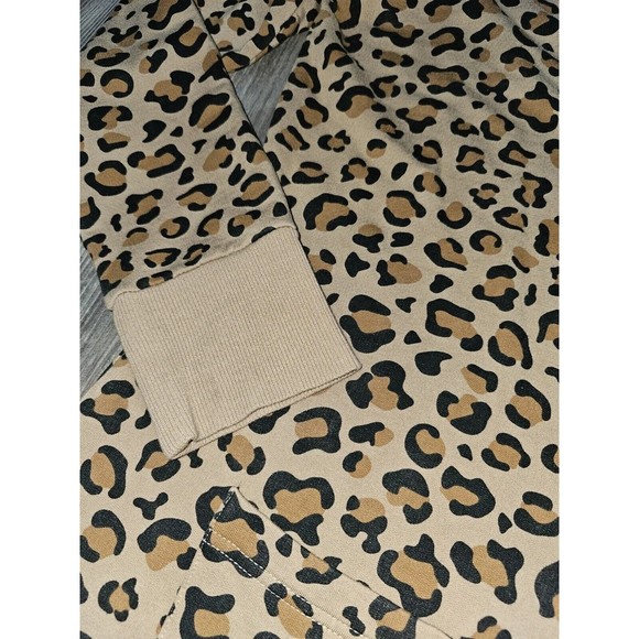 Evy's Tree Vivie Cardigan Leopard Animal Print Sweater VNeck Button Sweatshirt L - Picture 7 of 12